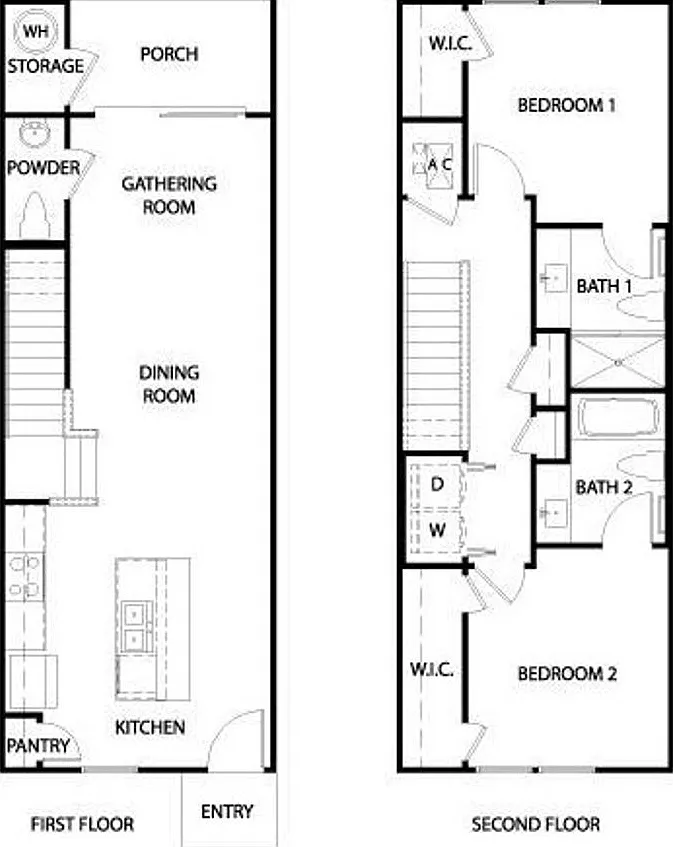 2-Bedroom Townhome for Rent with Private En-Suite Baths & Screened Porch — Photo 3