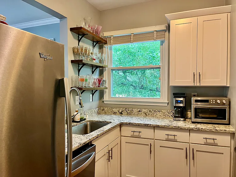 Stainless steel appliances kitchen
