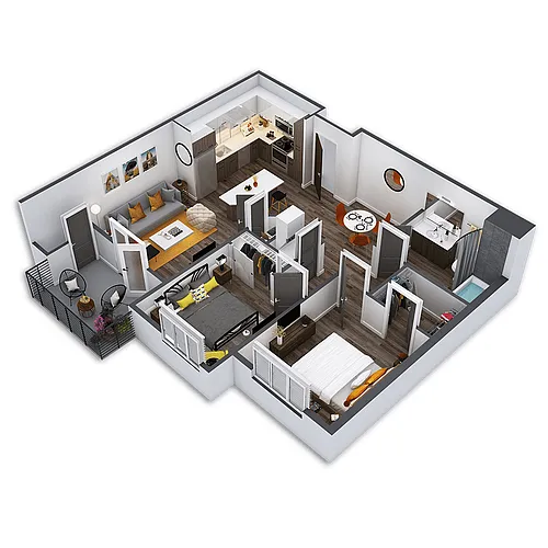 Floor plan Ponderosa Platinum