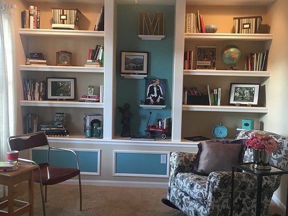 Library with cove ceiling
