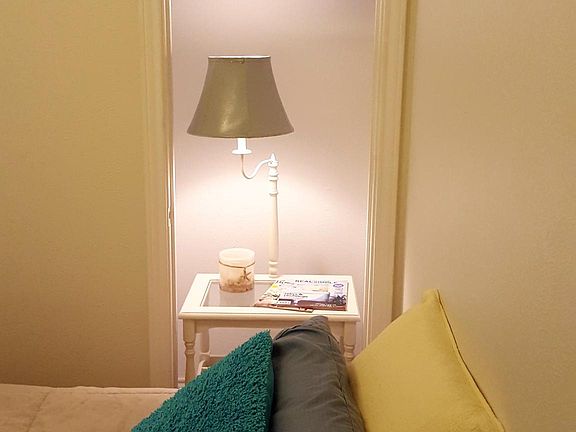 Guest Bedroom with a cozy nook