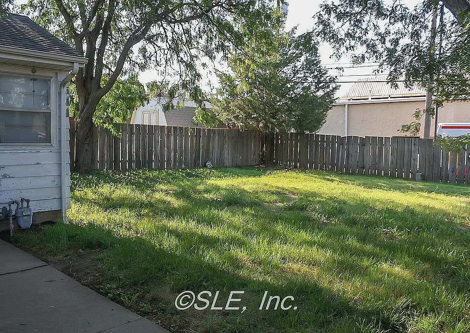 Privacy fenced backyard