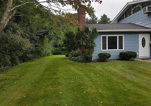 Left side of house is for Rent. Use of yard, side yard and HUGE backyard with a firepit. This is the front door entrance.