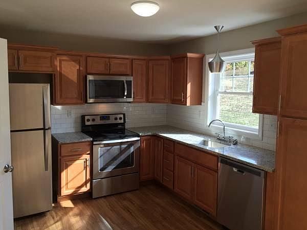 Brand new kitchen with Stainless steel appliances