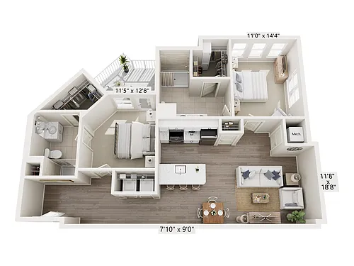 Floor plan Serenity