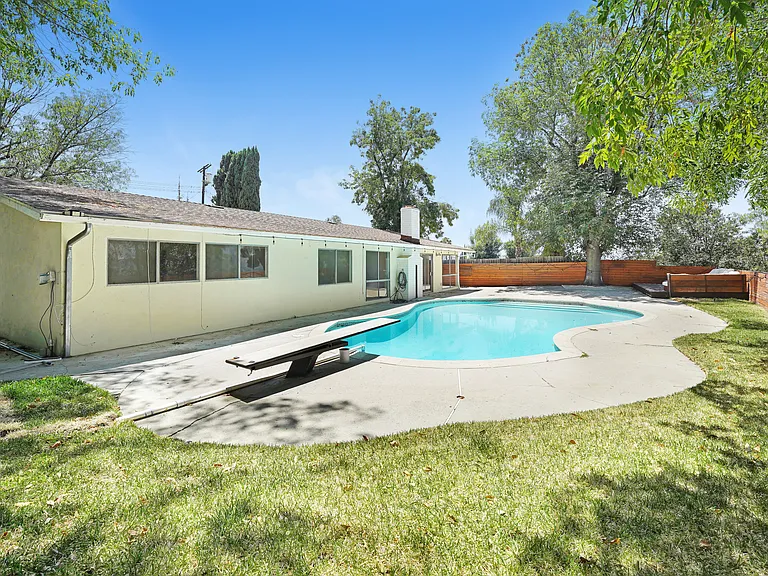 Backyard + Pool