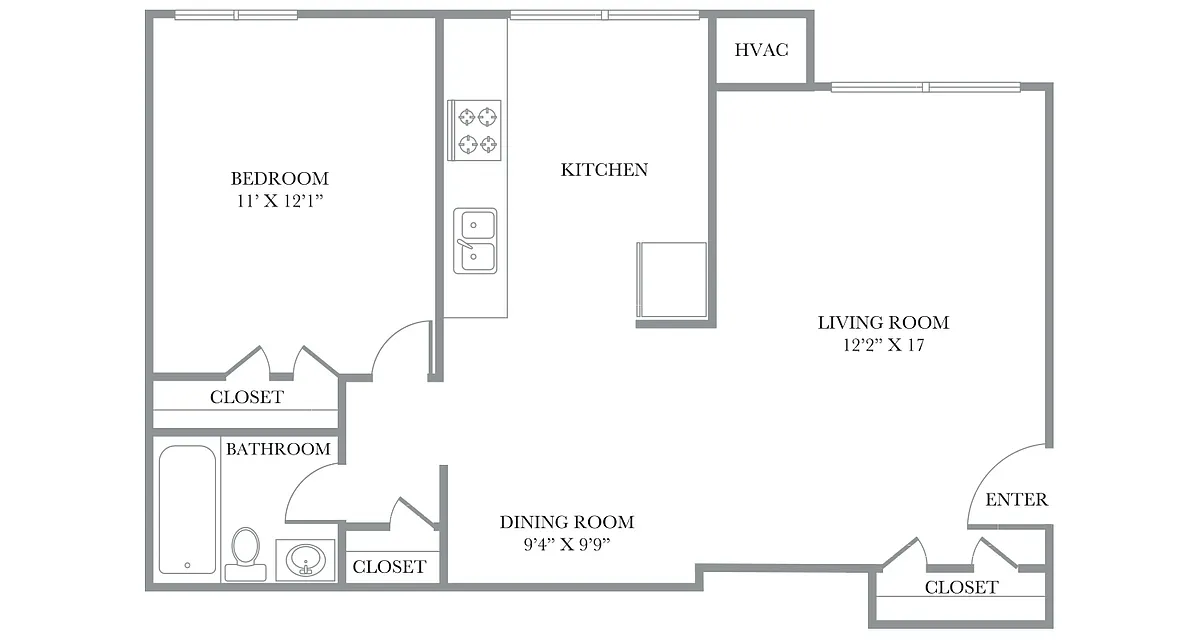 Floor plan Anne (Renovated)