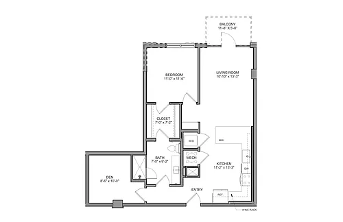 Floor plan D1