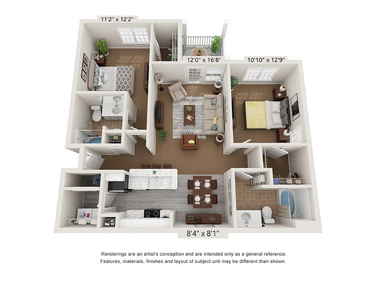 Floor plan Montague
