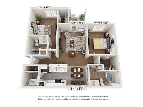 Floor plan Montague