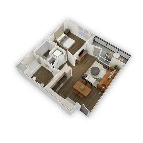 Floor plan Belleville 5