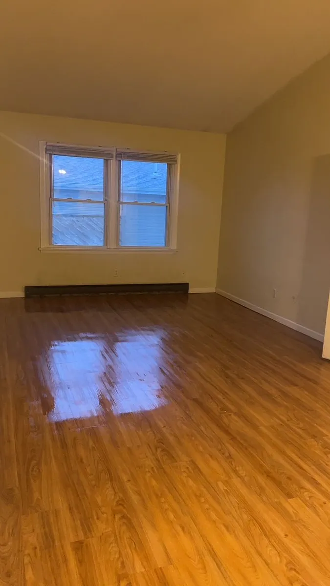 Large main living area features striking recently updated flooring. - 327 M St