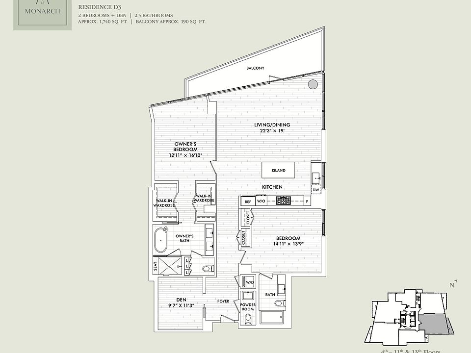 Residence D3 Plan, Monarch Tysons, Mc Lean, VA 22102 Zillow