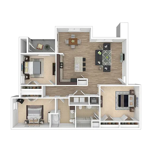Floor plan 3x2 - Richlands