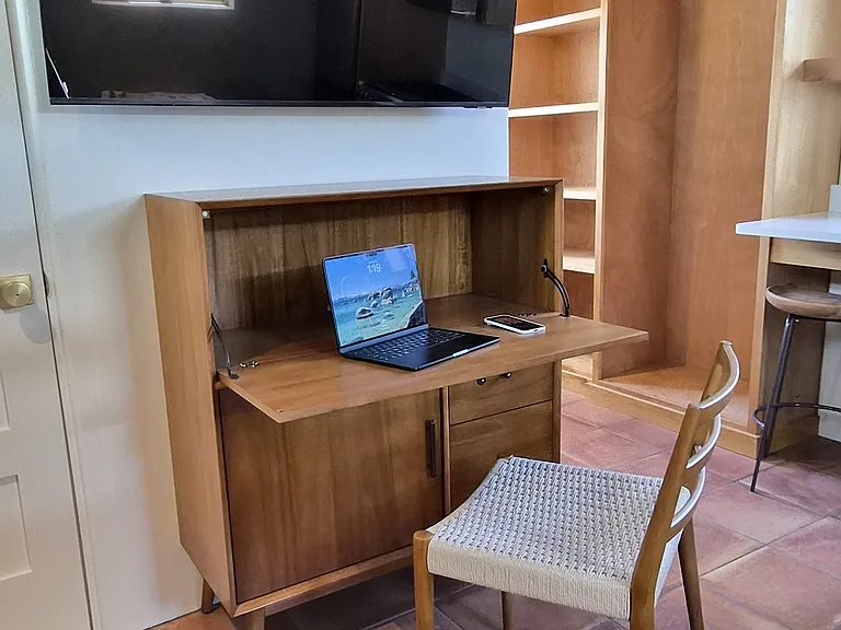 dedicated workspace with high-speed hardwired Ethernet