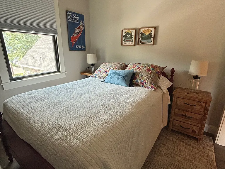 Full Bed and a Twin Bed in this cute bedroom