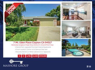 7 Mount Eden Pl, Clayton, CA 94517