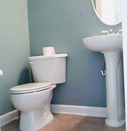 1st floor half bath