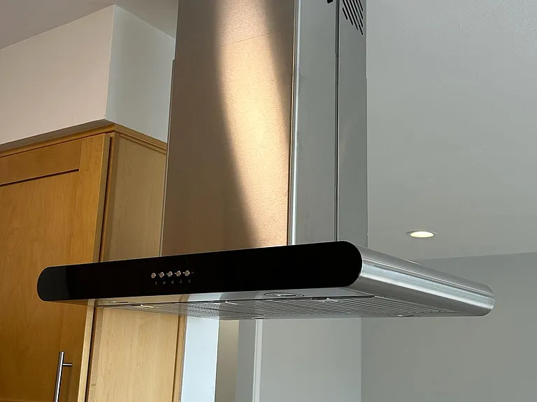 Brand new designer hood includes fan and lighting