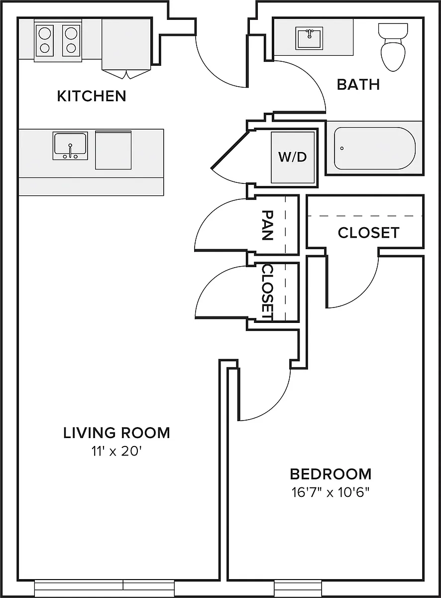 Floor plan A13