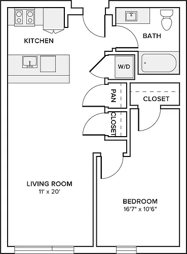 Floor plan A13