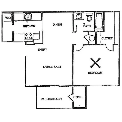 Floor plan 1B