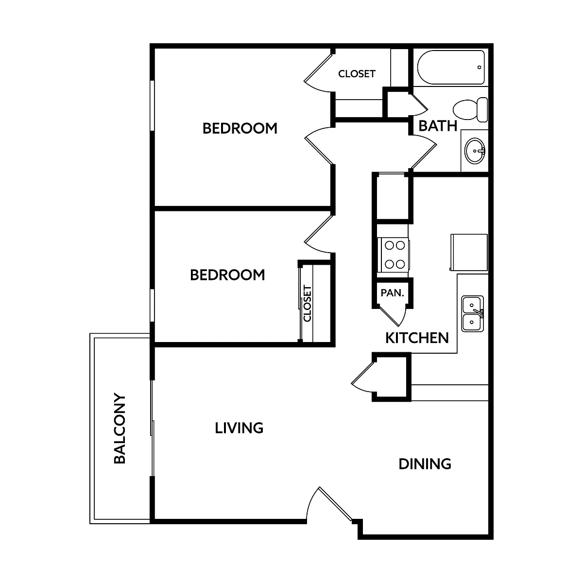 Floor plan Laurel Oak
