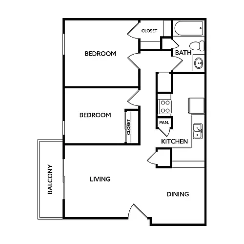 Floor plan Laurel Oak W
