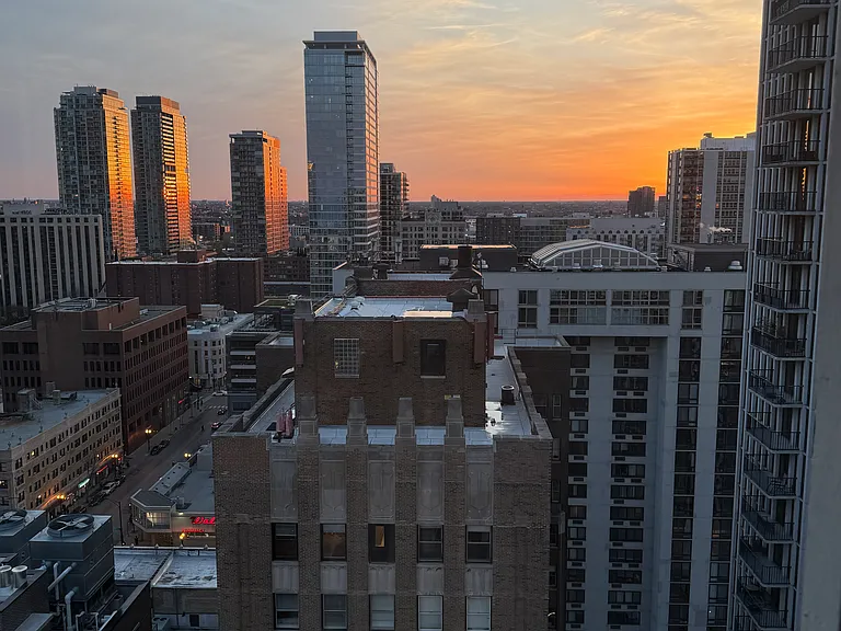 Looking west at 8PM