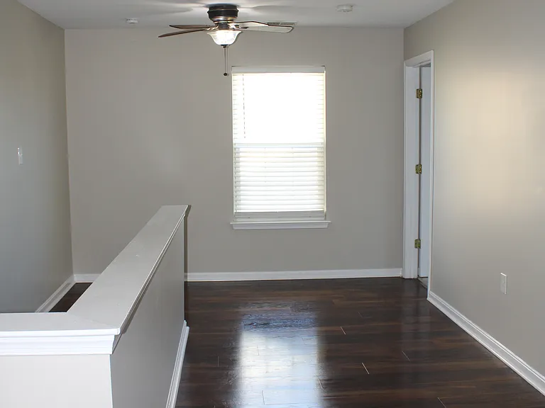 Two ceiling fans for extra air movement and comfort