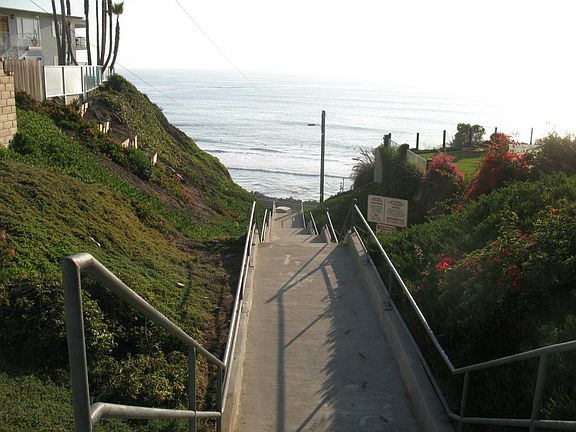 steps to beach