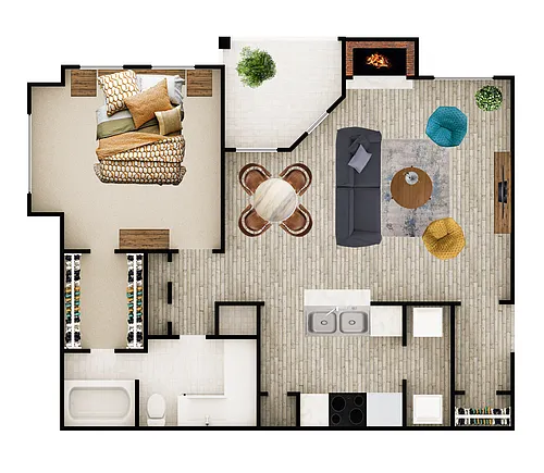 Floor plan 1800 A4S