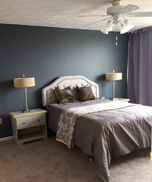 New drapes, granite bath