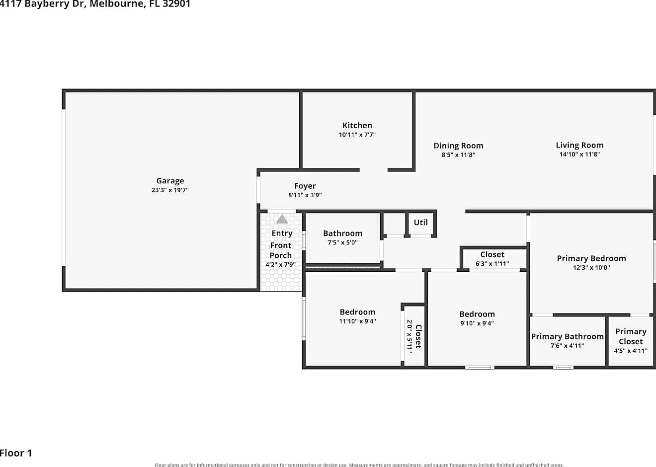 4117 Bayberry Dr Melbourne, FL 32901 — Photo 2
