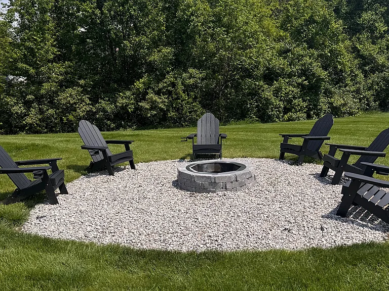 Fire pit for residents