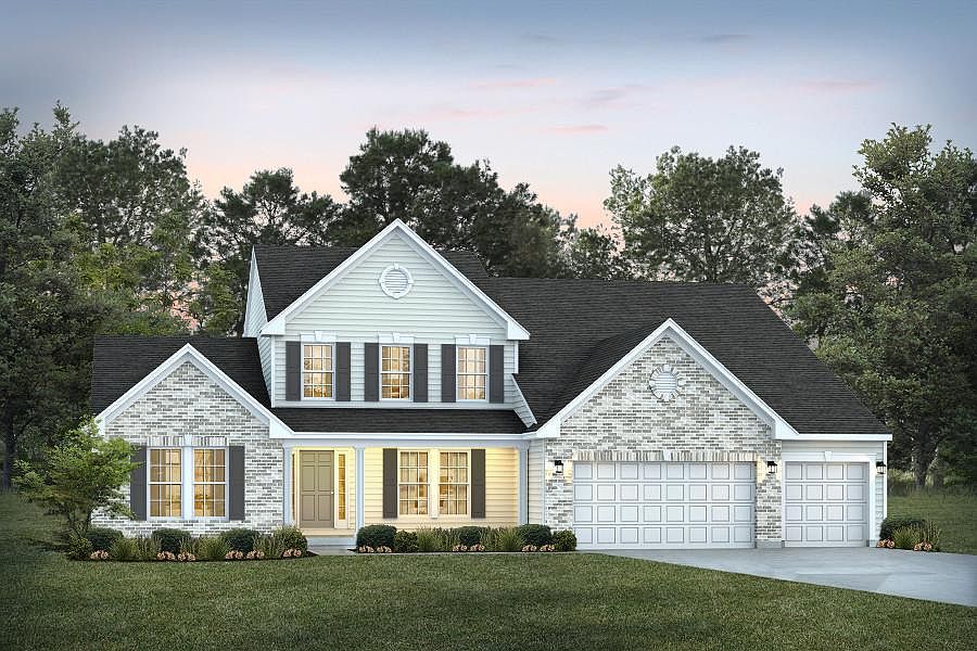 Elevation A with Brick