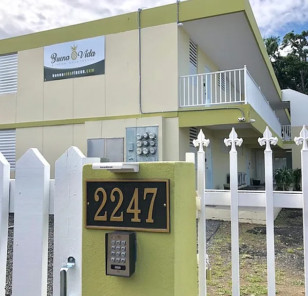 Buena Vida Apartment 102 Parking gate keypad