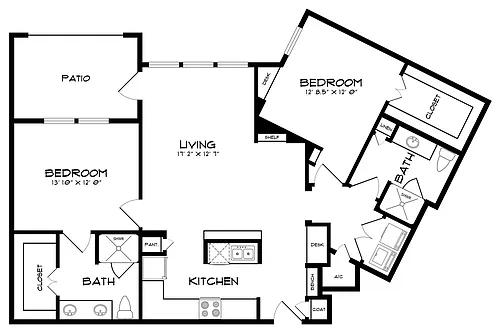 Floor plan B3