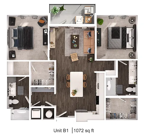 Floor plan B1
