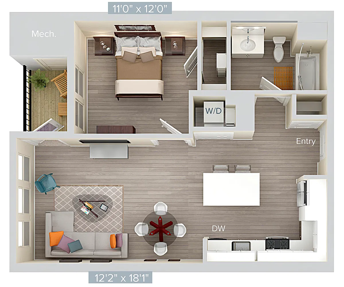 Floor plan A1-urb-730