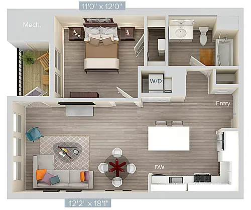 Floor plan A1-urb-730