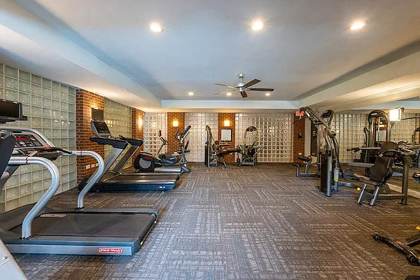State of the art fitness room