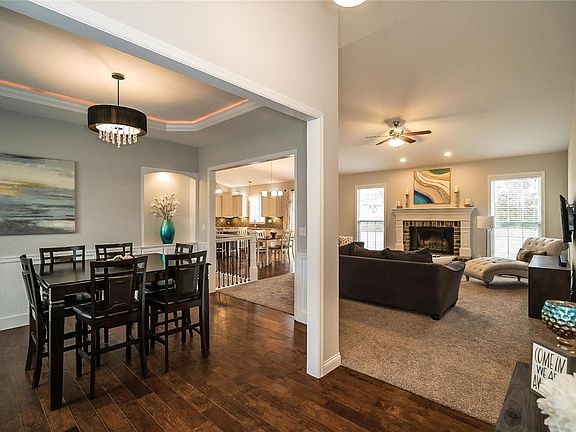 Off the Foyer is the formal Dining Room and Great Room.