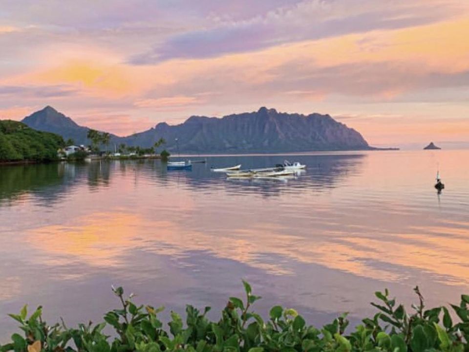Wake up to this sunrise view!