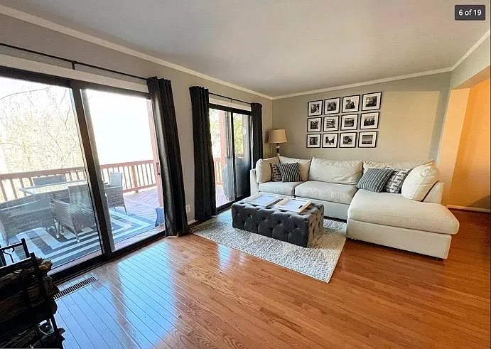 Living Room with furniture (old photo)