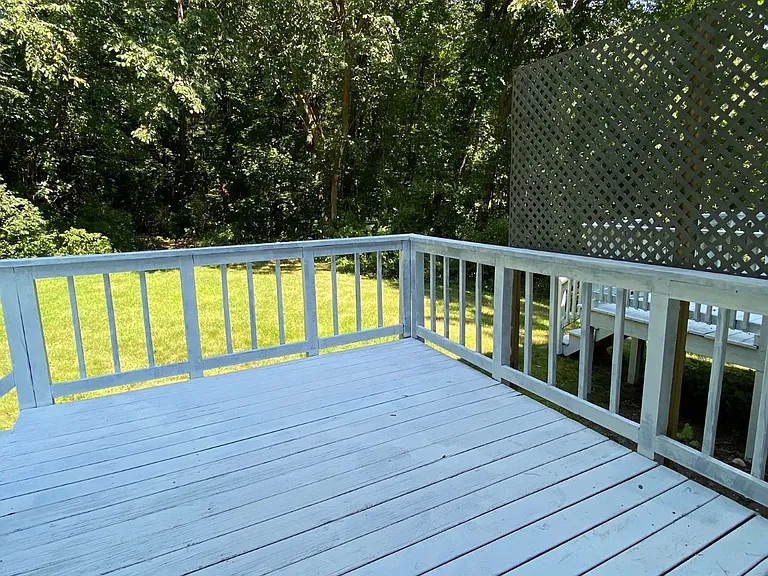 Large private deck