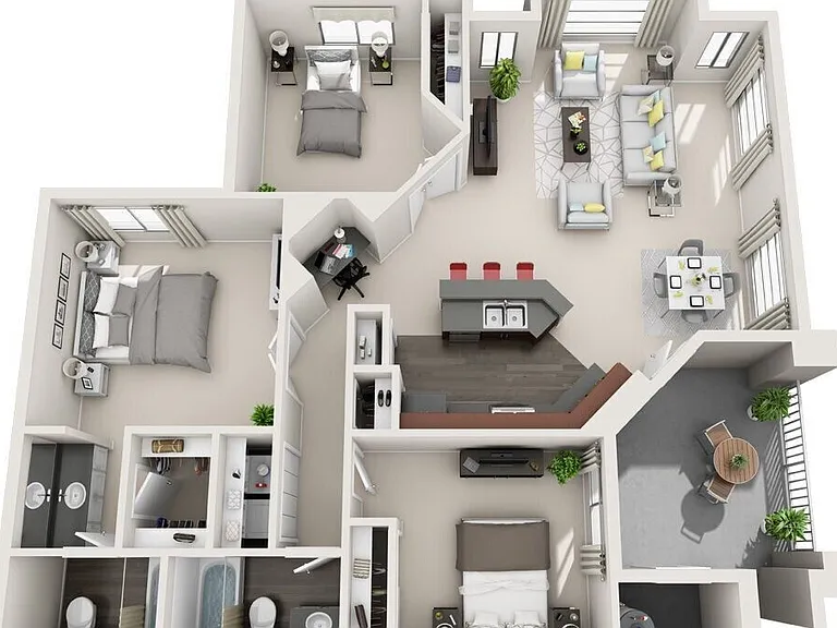 C1 floor plan The Turn