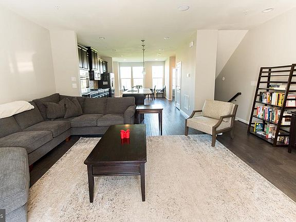 Then head up stairs to your large living room