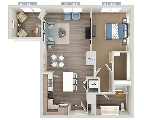 Floor plan A5D-302