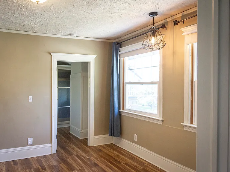 bedroom with walk in closet